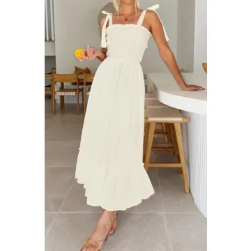 ZESICA 2024 Summer Boho Maxi Dress for Any Occasion