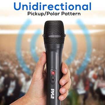 Pyle Wireless Microphone System - Perfect for All Performances