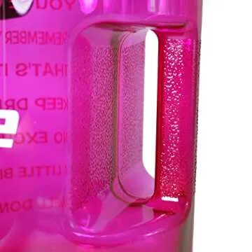 BuildLife 1 Gallon Water Bottle with Time Marker for Fitness
