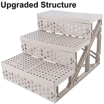 yofit Non-Slip Doggy Steps for Small Pets, Foldable & Washable