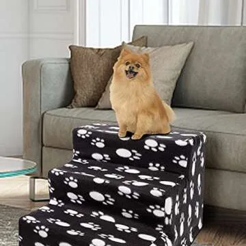 yofit Non-Slip Doggy Steps for Small Pets, Foldable & Washable