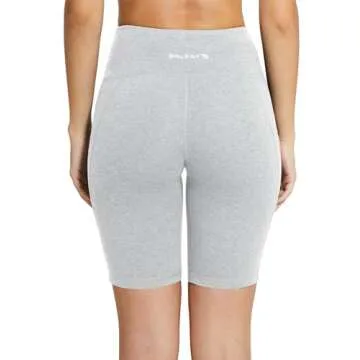 Baleaf Women's Biker Shorts with Tummy Control & Pockets