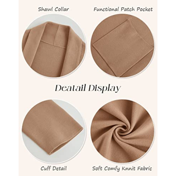 Women's Long Sleeve Maxi Cardigan with Pockets