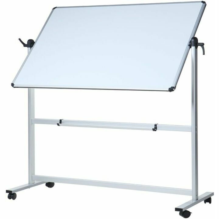 VIZ-PRO Double-Sided Mobile Whiteboard 48x36"
