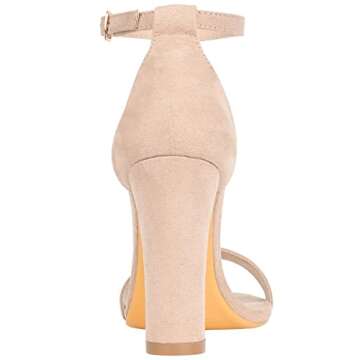 ZriEy Women's Chunky High Heels - Stylish & Comfortable Sandals