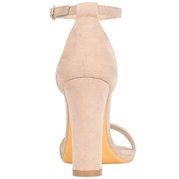 ZriEy Women's Chunky High Heels - Stylish & Comfortable Sandals