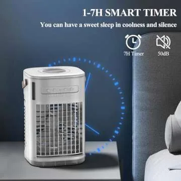 3-in-1 Portable Air Conditioner Mini Evaporative Cooler