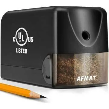 AFMAT Electric Pencil Sharpener for School Use