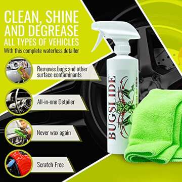 BugSlide 16 Oz Cleaner & Polisher for All Surfaces