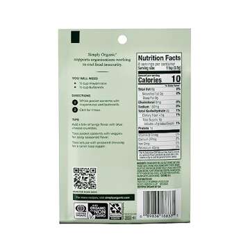 Simply Organic Ranch Dressing Mix - Certified Organic and Gluten-Free, 3 Pack