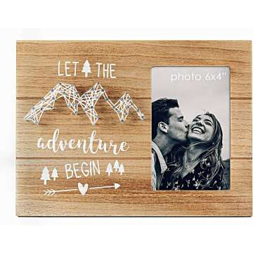 Adventure Begins Picture Frame - Capture Memories