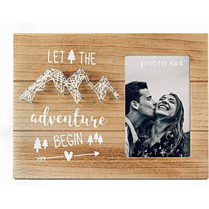 Adventure Begins Picture Frame - Capture Memories