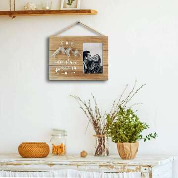 Adventure Begins Picture Frame - Capture Memories