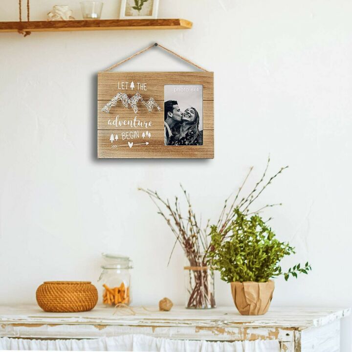 Adventure Begins Picture Frame - Capture Memories
