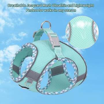 AIITLE Small Dog Harness | Reflective & Comfortable Dog Vest