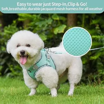 AIITLE Small Dog Harness | Reflective & Comfortable Dog Vest