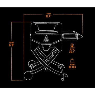 Pit Boss 10538 PB206PSP2 Wood Pellet Grill for Outdoor Cooking