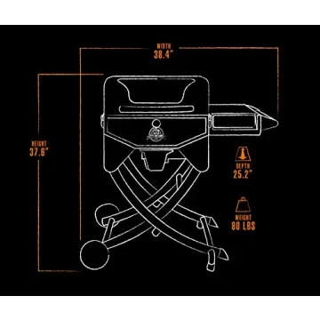 Pit Boss 10538 PB206PSP2 Wood Pellet Grill for Outdoor Cooking