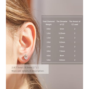 Stunning Flame Gold Plated Simulated Diamond Stud Earrings