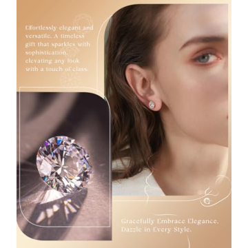 Stunning Flame Gold Plated Simulated Diamond Stud Earrings