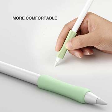 Comfortable Silicone Grips for Apple Pencil 2nd Gen