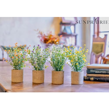 Chic SUNPRAIRIE Faux Plants Set - Zero Maintenance Indoor Decor