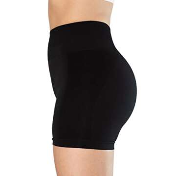 AUROLA Intensify V2.0 Women's Workout Shorts Athletic Running Shorts, Seamless High Waist Sport Gym Yoga Shorts 3.6 Black