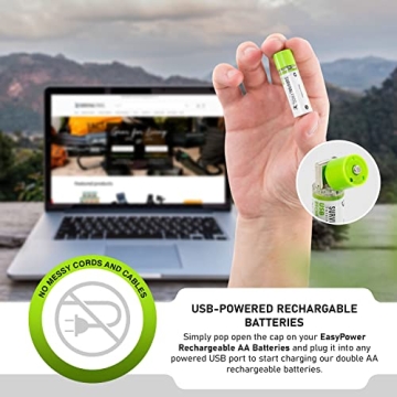 Survival Frog USB Rechargeable AA Batteries - Eco-Friendly Power