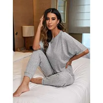 WDIRARA Women's Soft Pajama Lounge Set - Chic Comfort
