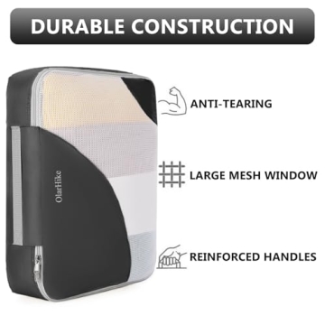 OlarHike 8 Set Packing Cubes for Travel Organization