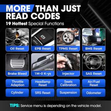 Autel MaxiAP AP200 OBD2 Scanner Bluetooth Wireless OBDII Auto Diagnostic Tool with Full System Diagnostic, 19 Reset Functions, AutoVIN, Check Engine Light Code Reader for iPhone Android White&Gray