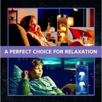 Brewish Jellyfish Lamp - 16 Color Aquarium Night Light