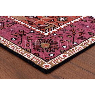 Allen Home Wool Area Rug | Octavia Leopard Design | Soft & Durable