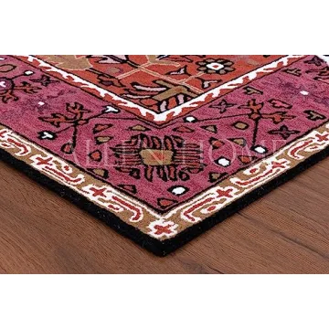 Allen Home Wool Area Rug | Octavia Leopard Design | Soft & Durable