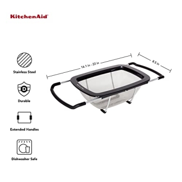 KitchenAid Expandable Colander Ideal for Kitchen Use