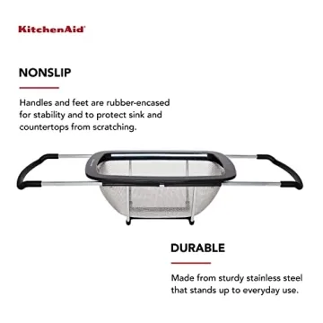 KitchenAid Expandable Colander Ideal for Kitchen Use
