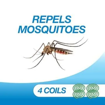 PIC Mosquito Repelling Coils, 4 Count Box - Mosquito Repellent for Outdoor Spaces (16 Count)