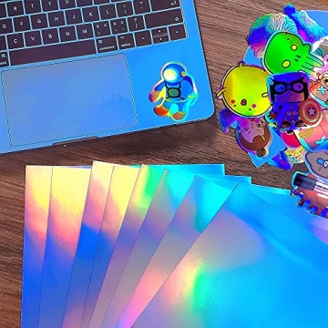 20 Sheets Holographic Printable Vinyl Sticker Paper