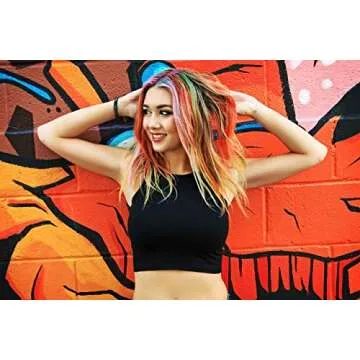 Hair Chalk 16 Color Double Pack with 6 Glitter Colors Temporary Hair Color Pens