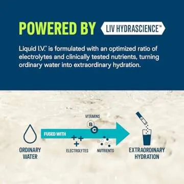 Liquid I.V.® Hydration Multiplier - Passion Fruit | Electrolyte Powder Drink Mix | 3 Pack (48 Servings)