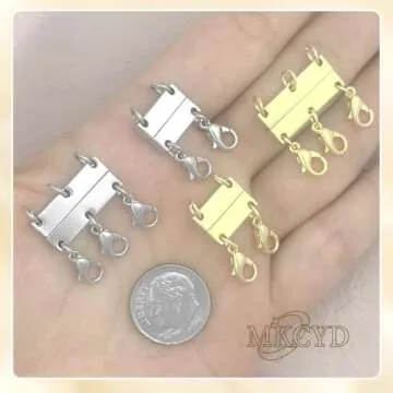 MKCYD Multi Necklace Layering Clasps for Effortless Layering