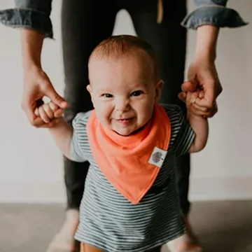Parker Baby Bandana Bibs - 8 Pack Unisex Bibs