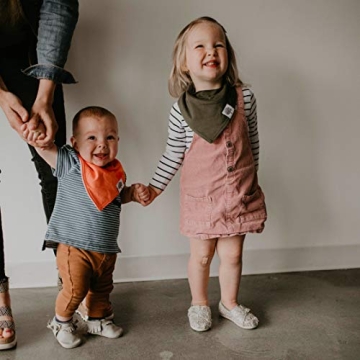 Parker Baby Bandana Bibs - 8 Pack Unisex Bibs