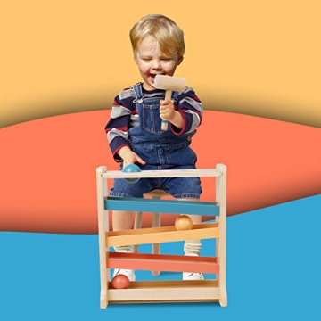 Twefex Montessori Ball Tracker for Toddlers - Safe & Engaging