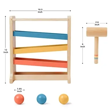 Twefex Montessori Ball Tracker for Toddlers - Safe & Engaging