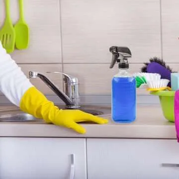 Cornucopia 16-Ounce Clear Glass Spray Bottles with Measurements (2-Pack); Sprayer Bottle with 3-Setting Heavy Duty Sprayers for Mist, Stream, OFF