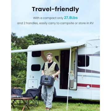 OUPES Mega 1 Portable Power Station 2000W with 5120Wh Expansion