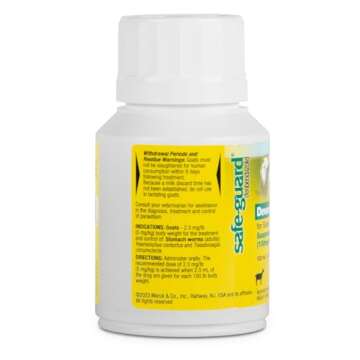 Safe-Guard Dewormer for Livestock 125ml Liquid