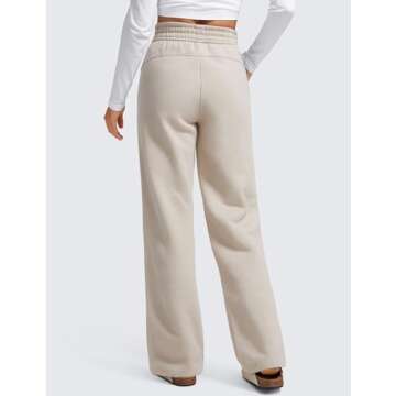 Comfortable Women’s Cotton Fleece Sweatpants for Relaxing