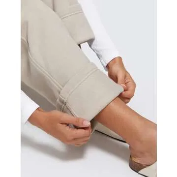 Comfortable Women’s Cotton Fleece Sweatpants for Relaxing